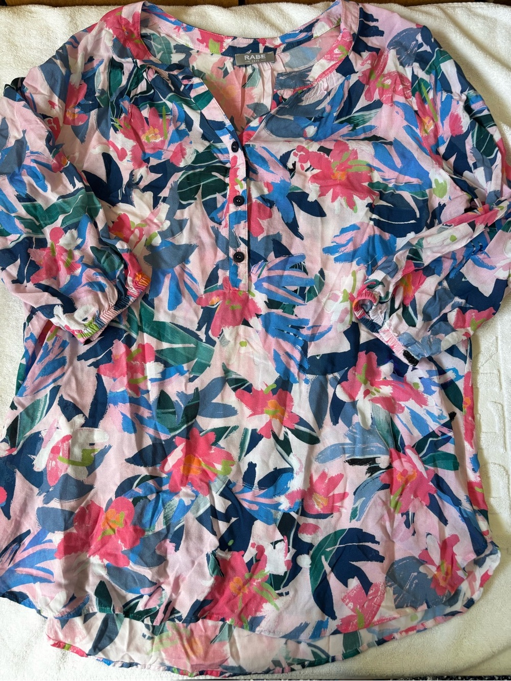 RABE 1920 made in Germany size 10  Floral Women’s Blouse